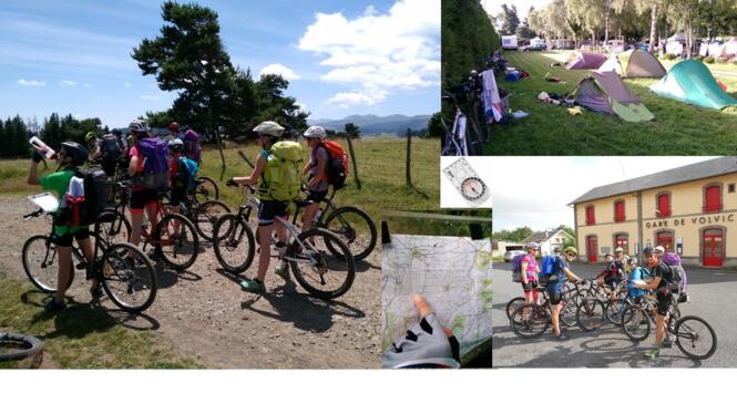 Camp itinérant entre Cheires et Sancy pour nos VTTistes en herbe... image article