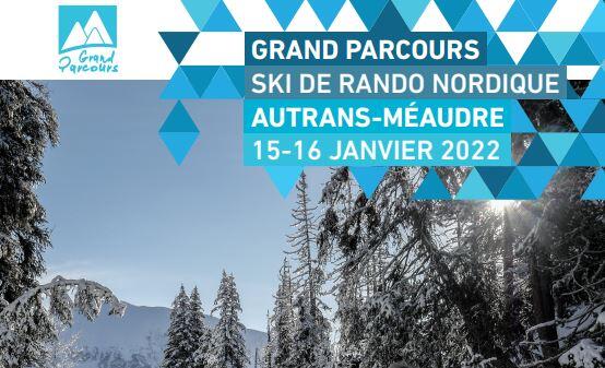 Grand Parcours Ski de Randonnée Nordique plateau du Vercors Méaudre Autrans 15 et 16 janvier 2022 image article