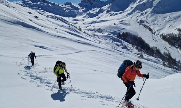 La découverte du Queyras à raquettes. image article