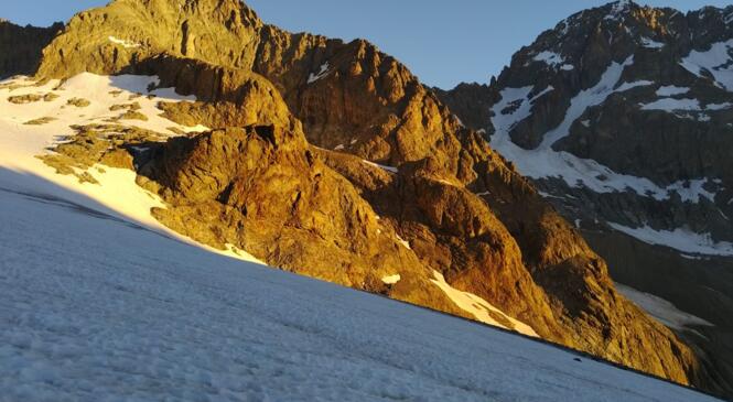 Course glaciaire à partir du refuge du Sélé (Ecrins Ailefroide) les 28 et 29 juin image article