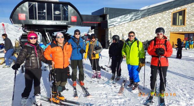 Mission remplie pour les participants aux premières traces à Val-d’Isère… image article