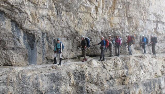 Séjour via ferrata dans les Dolomites : traversée de la Brenta image article