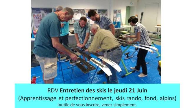 Soirée entretien des skis le 21 juin image article