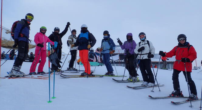 Premières traces à Val d'Isère. image article